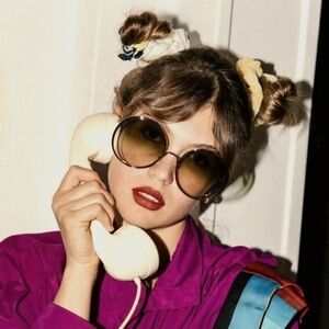 CHLOÉ 61MM Round Sunglasses GOLD and GREEN 😎 NWT 💚